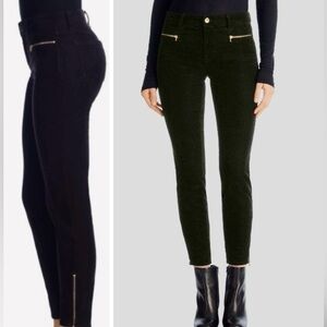 J BRAND Iselin Corduroy Royal Green Jeans Cords Pants w Ankle Zipper